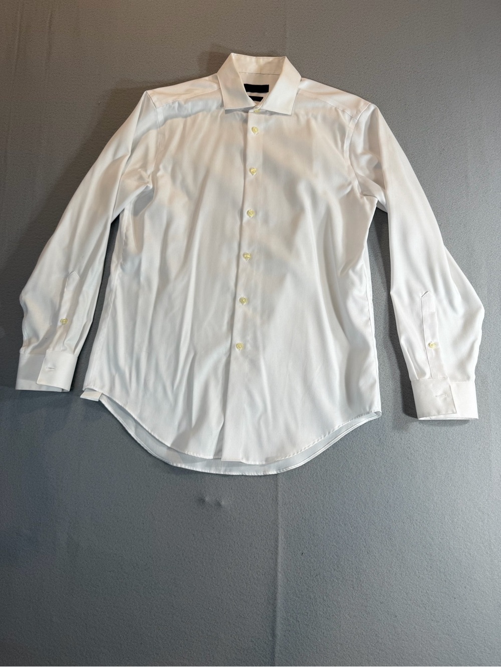 Calvin Klein CK White Slim Fit Non Iron Dress Shirt Men’s